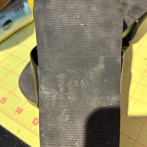 Black leather birdie sandals - Picture 5 of 6